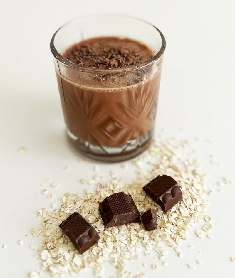 Lait d'avoine au chocolat