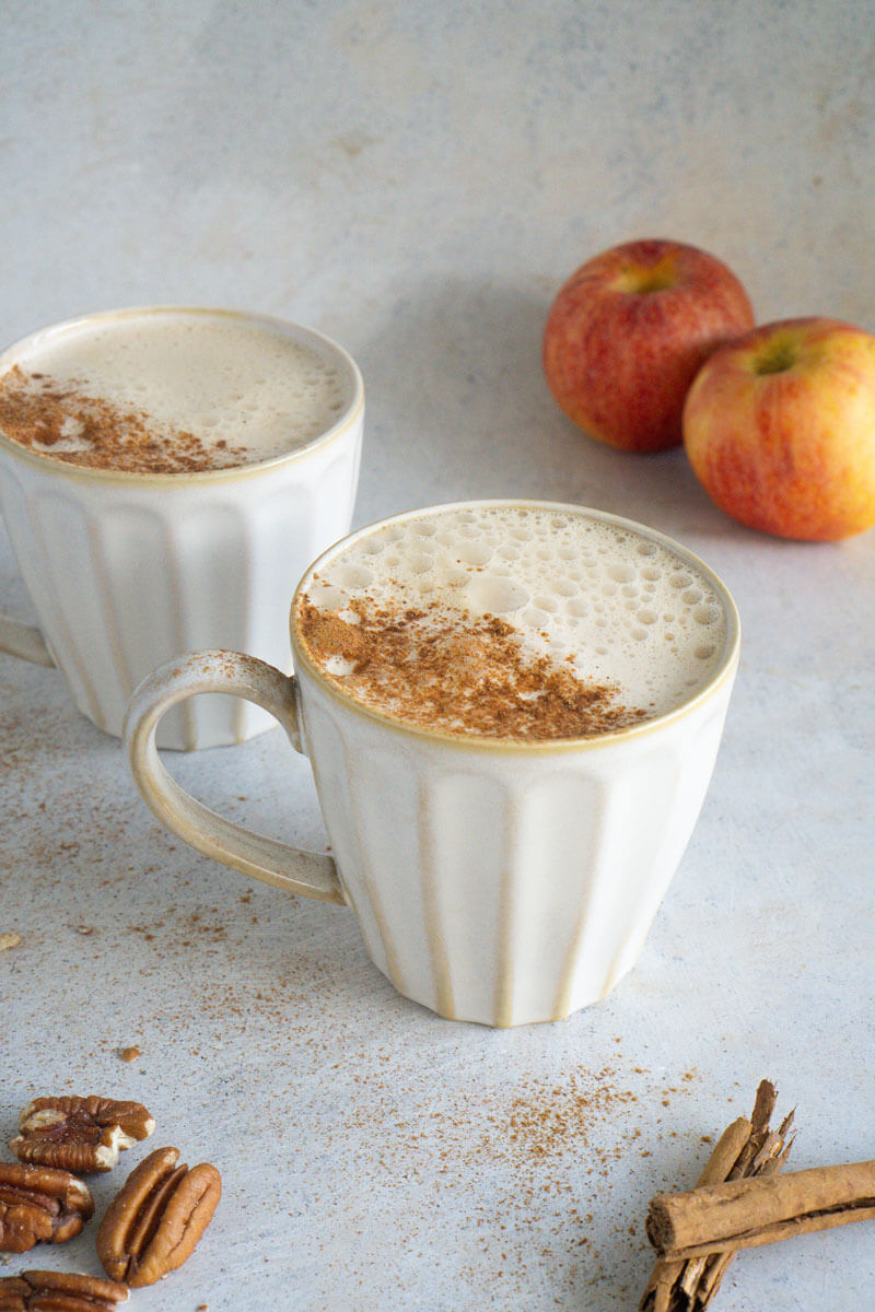 Appel kaneel melk