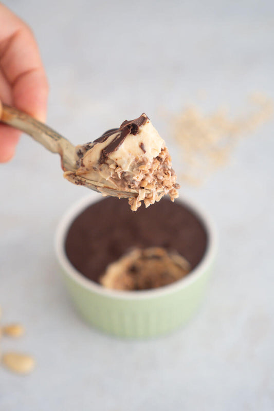 PB-Käsekuchen-Overnight-Oats