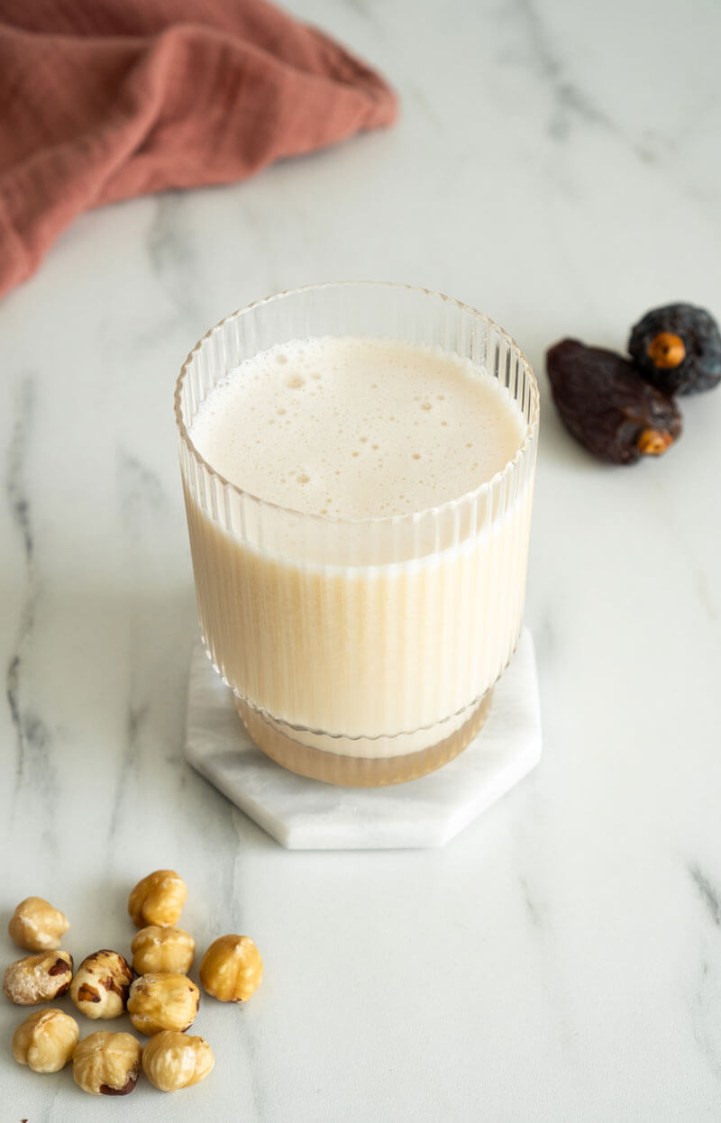 Lait aux noisettes