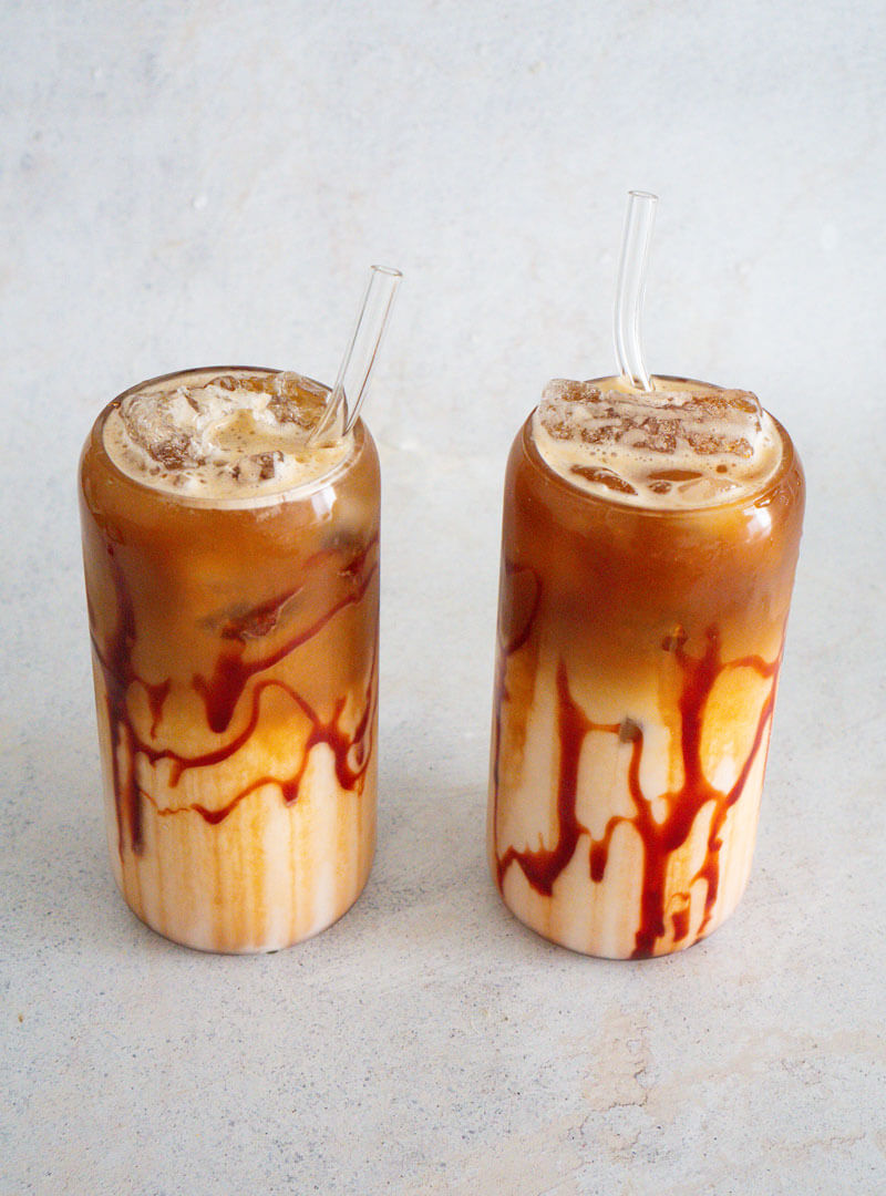 Macchiato glacé au caramel