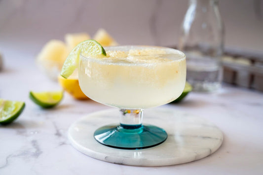 Isbitar med citron- och limemargarita