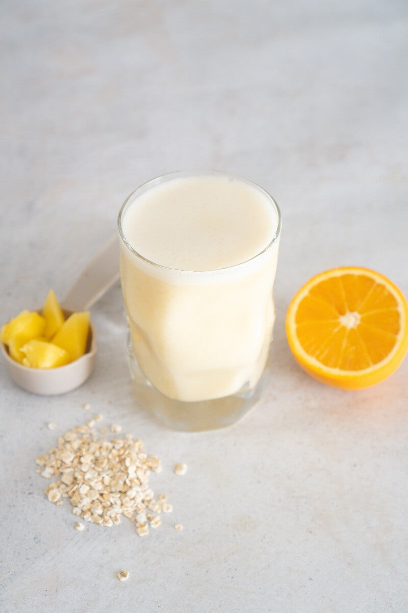 Orangen-Mango-Haferdrink