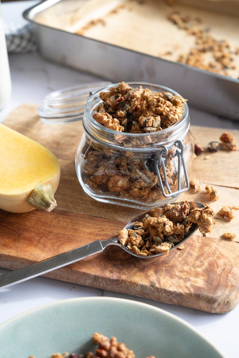 Kürbis-Gewürz-Müsli
