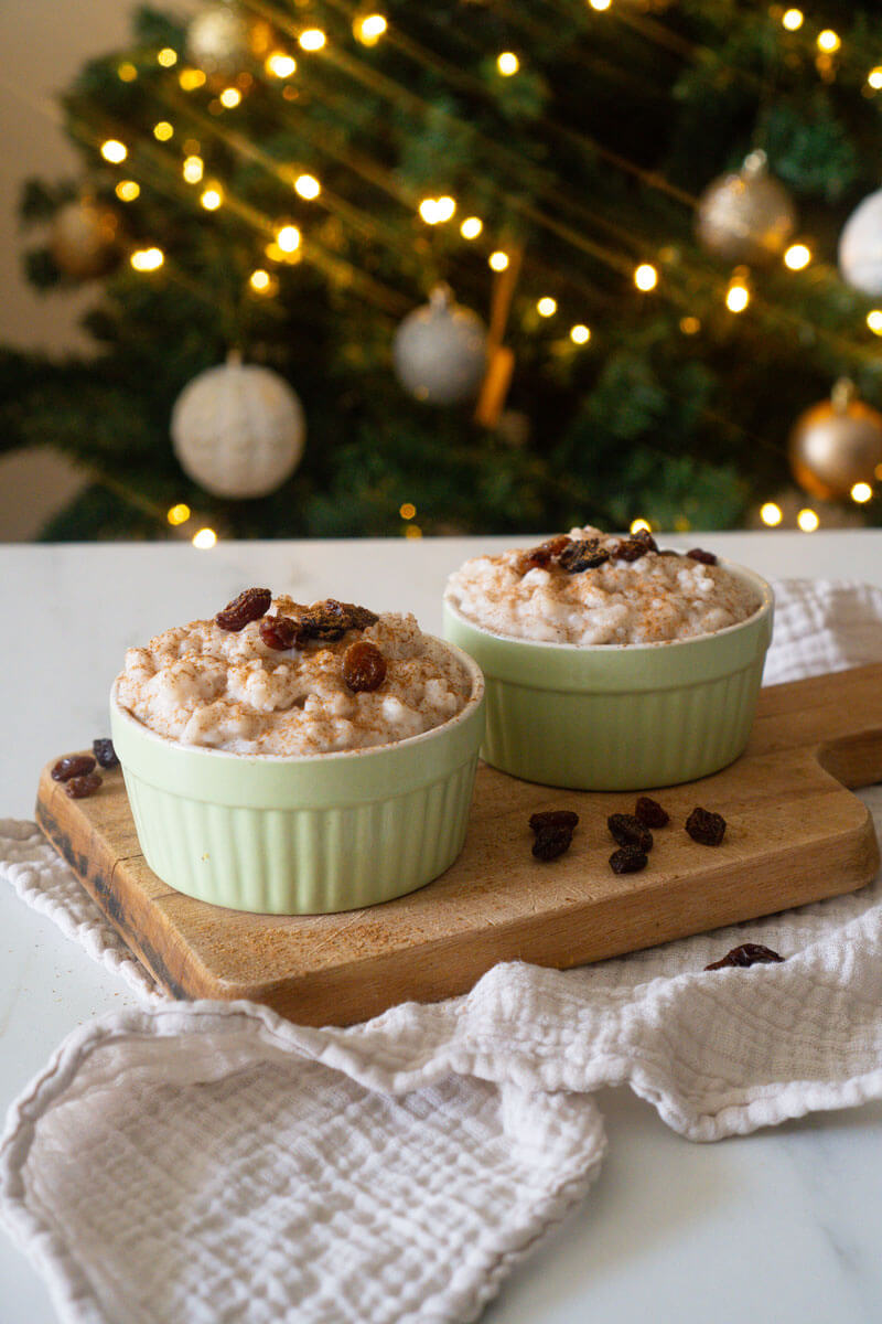 Pudding de riz végétalien