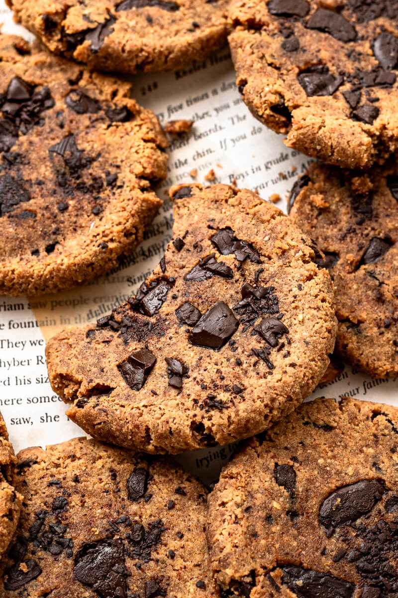 Zachte chocoladekoekjes met amandelpulp