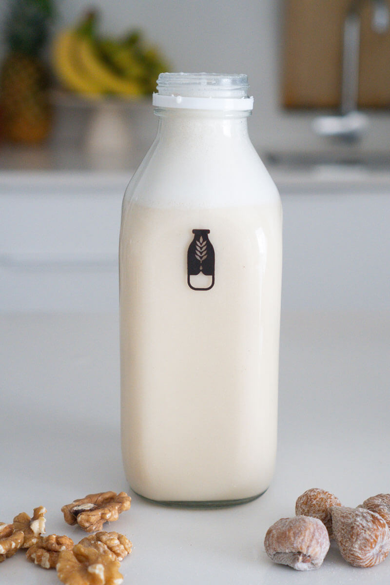Lait aux figues et aux noix